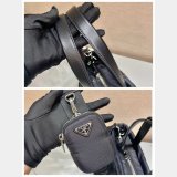 Buy Prada Replica Shoulder 1BG380 Black Handbags