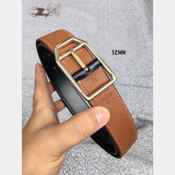 Designer Replica LHermes 32mm Belts Online Sale