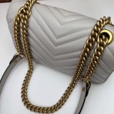 Grey GG Marmont 446744 Mini Matelassé Gucci Replicas Bag