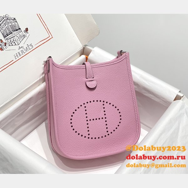 Hermes Replica Mini Evelyne TPM Bag Pink