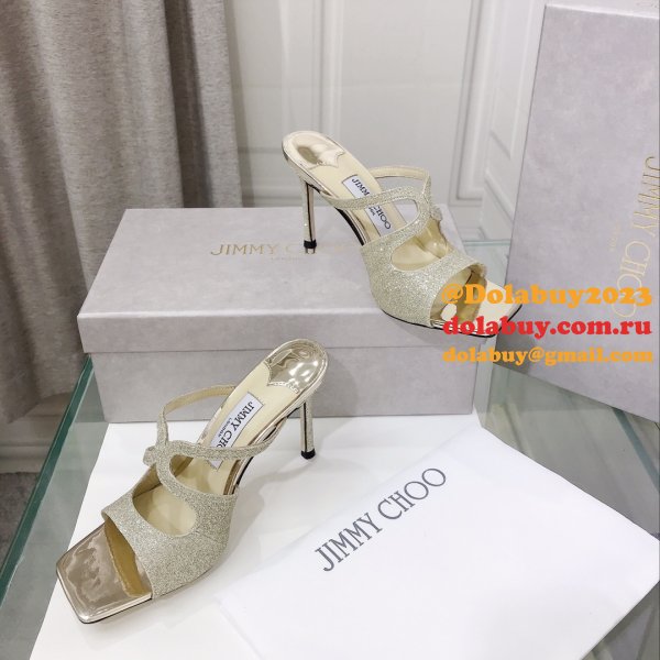 Heel: 8.5 cm Anise 75 Designer Sandals Jimmy Choo Shoes