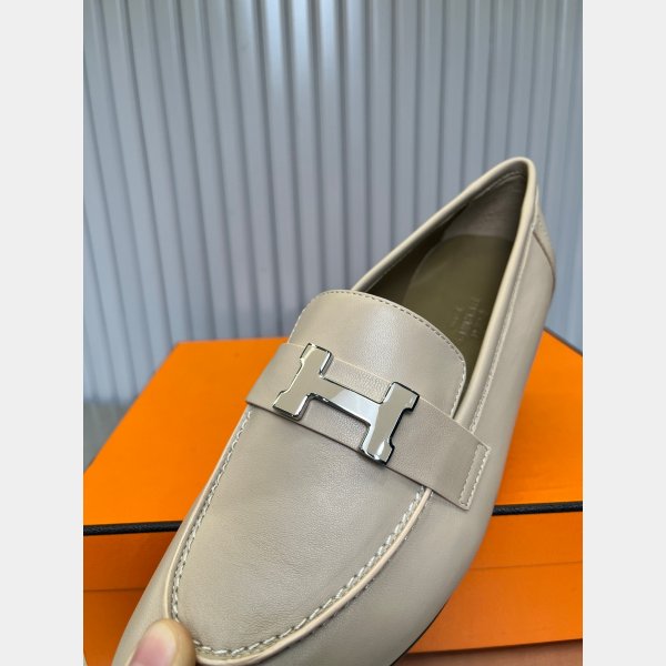 7 Star full leather loafer hermes shoes