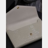 Designer YSL UPTOWN crocodile pattern 582124 CLUTCH