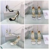 Suede Sandals Replica Jimmy Choo 7 Star Heel 10CM Shoes