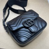 Perfect Gucci GG Marmont matelasse 739681 shoulder Fake bag