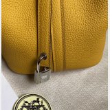 hermes Luxury picotin Yellow replica bags cheap bracelets