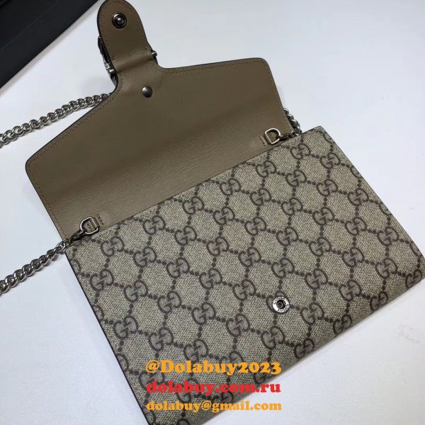 Best Luxury Dionysus GG Supreme chain wallet 401231