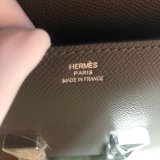 Hermes Constance Bag 23cm Epsom Leather Dark Grey