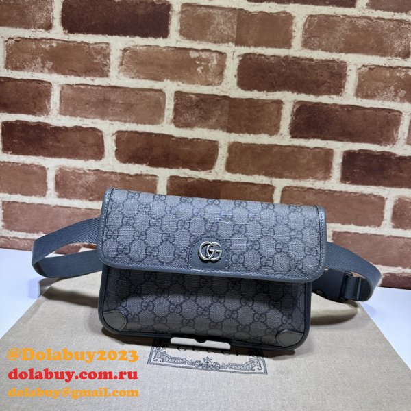 Ophidia GG Perfect Gucci 752597 Belt Ebony Supreme Replica Bag