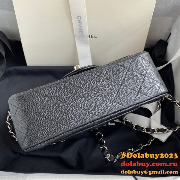 High Quality CC CF 20CM Flap classic flap Black bag