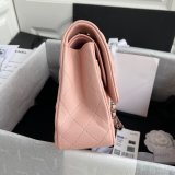 CC Best 25.5CM Classic Flap Bag Caviar Leather A01112 Pink