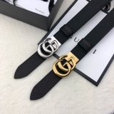 Luxury Gucci 38MM Double G Shop the New Replica Black Belts