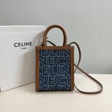 Top Quality celine MINI CABAS BAGS canvas 193302