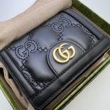 High Quality 1:1 Replica Gucci GG Matelassé Card Case 723786 Wallet