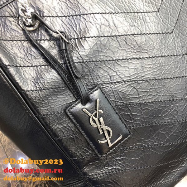 YSL 504867 Replica Saint Laurent Niki Shopping Bag Black Vintage