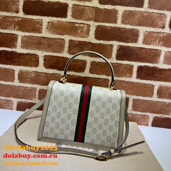 AAA+ Gucci 651055 Ophidia small top handle fake bag with Web