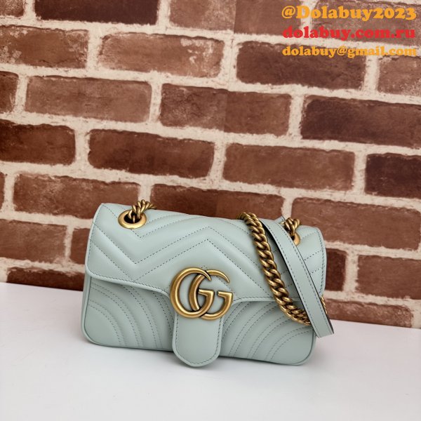 Faux Gucci Matelassé Shoulder GG Marmont Replica Top Bag