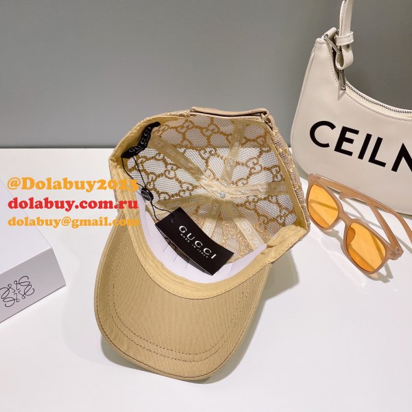 Top Quality Christian Dior Colorblock sun shading Hats