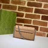 Luxury 7 Star Replica Gucci 476433 GG Marmont matelassé mini bag