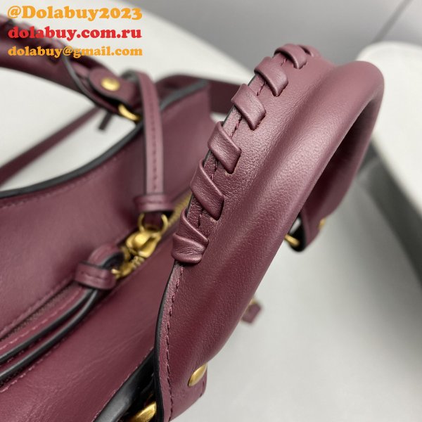 Replica balenciaga cuag plain weave wine red