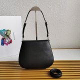 High Quality Prada Cleo Brushed Knockoff Leather Shoulder Bag