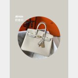 Quality Hermes Birkin Replica 25CM TOGO Leather Handbags UK