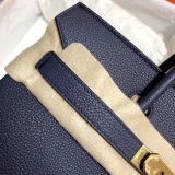 Hermes Birkin 35cm Togo leather Handbags Dark Blue