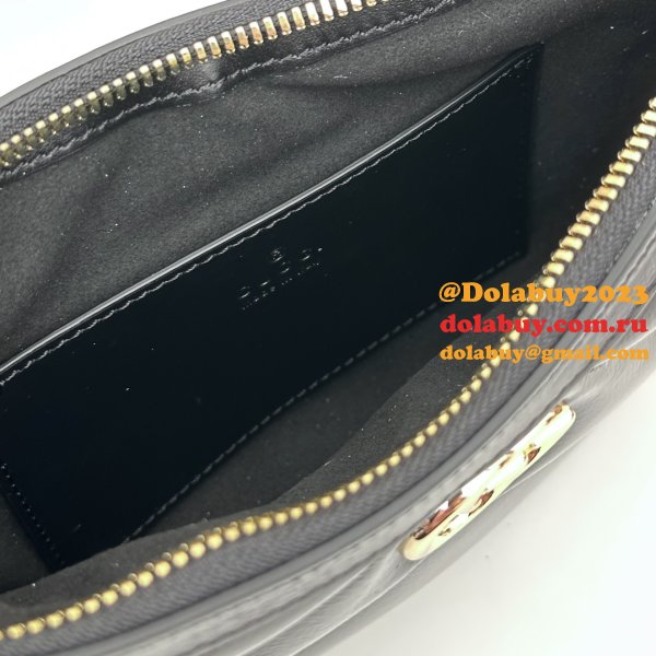 Luxury GG Marmont Gucci 777263 Knockoff Shoulder Black Bag