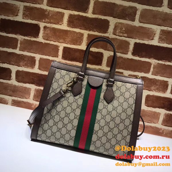 High Quality Gucci GG Supreme Ophidia Medium Tote 524537 Bag