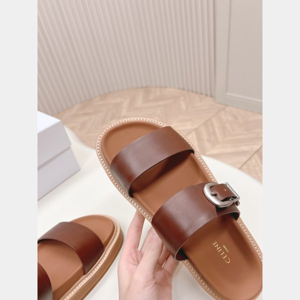 Luxury Celine Sandal Fashion Ladies Slide Platform Knockoff Shoes