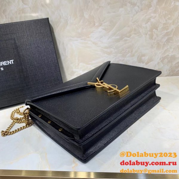 YSL Replica New Cassandra 532750 Caviar Envelope Bag