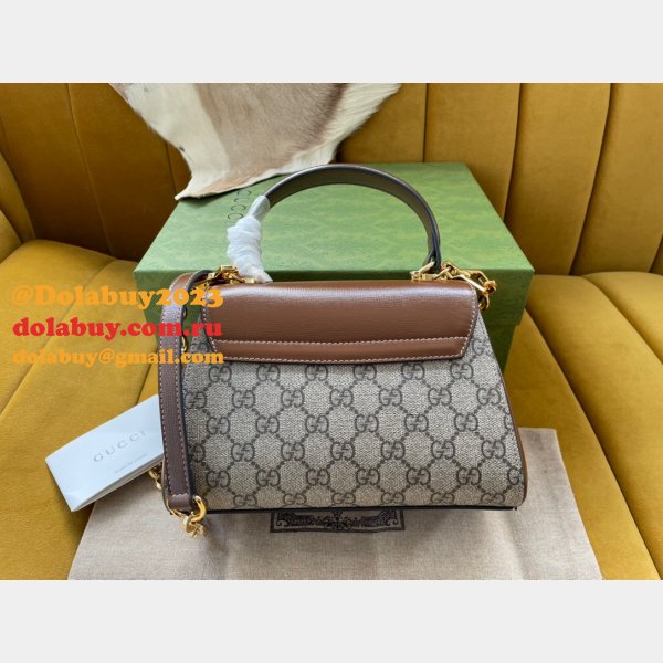 Fake Gucci Horsebit 1955 Top Handle Hot On Sale 703848 Bag