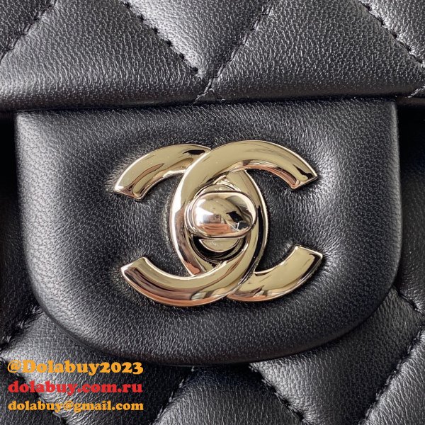 Top quality Fake Small Flap Lambskin CF 23cm