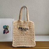 Top Quality PRADA Raffia tote bag Replica