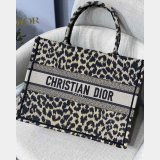 Christian Dior Replica Book Tote Dior Oblique Embroidery Bags