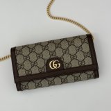 Gucci Ophidia Chain 1:1 Mirror Inspired 772309 Wallet GG Canvas Continental