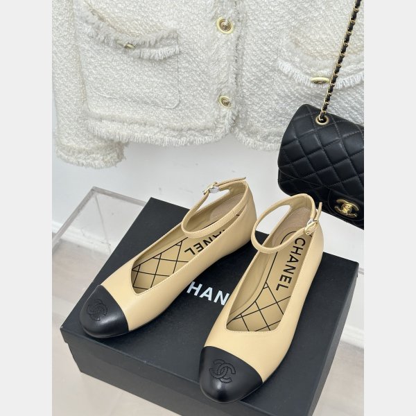 High-Quality Classic Replica Double C Mary Jane Shoes