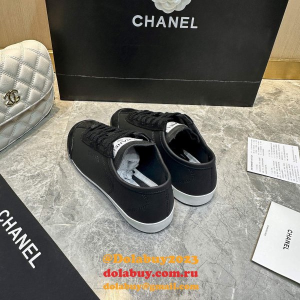 Designer chane Calf leather & calf suede sneaker 2024