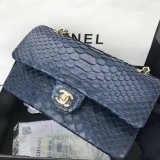 Luxury CC flap snake skin Top Quality classical handbag 25.5cm