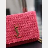 Designer Replica Saint Laurent Kate Clutch 553804 Rose Bag