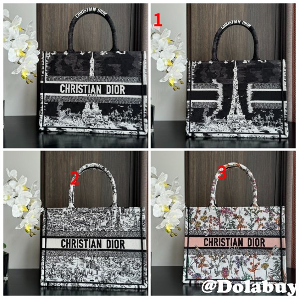 Top Quality CD Book Tote Fake 36CM Christian Dior Bags