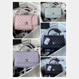 Luxury CC coco handle bag 92991 caviar leather 29cm