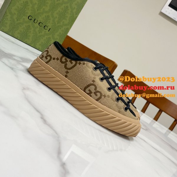 Gucci Shoes Replica Double G Canvas 1:1 Mirror High-Quality