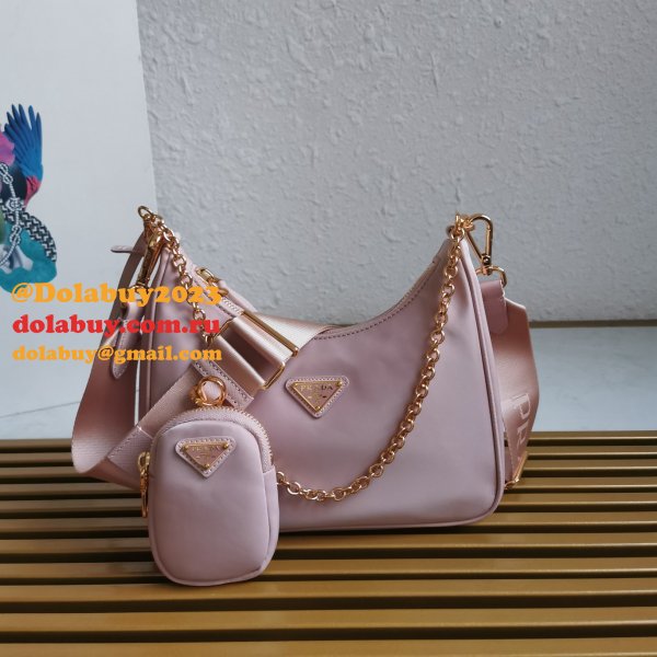 Prada Replica Nylon Hobo 1BH204 Knock Off Designer Bag