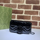 High Quality GG Marmont Super Replica Gucci 476433 Black Bag