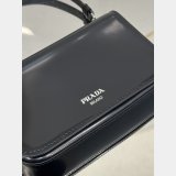 Black Brushed Shoulder Strap Prada 2VD061 Replica Designer Bag