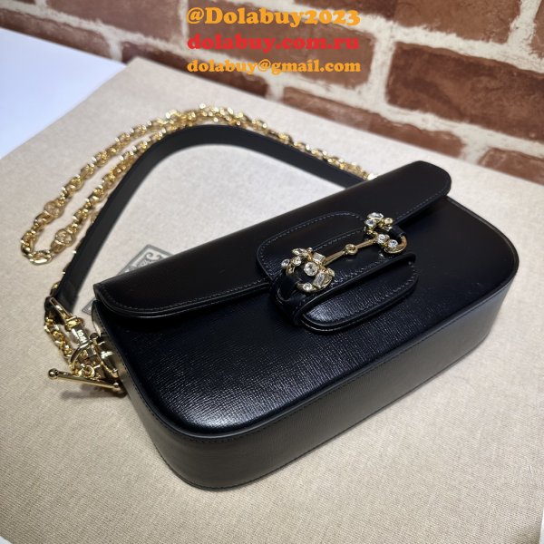 Replica Gucci Horsebit 1955 Shoulder Chain 735178 Designer Bag