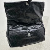 Top Quality Best Balenciaga Le Monaco Wax Leather Chain Bag