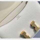 Hermes Constance Bag 18cm Epsom Leather Cream