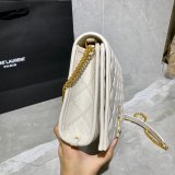 Replicas Saint Laurent Becky Large chain bag in quilted lambskin